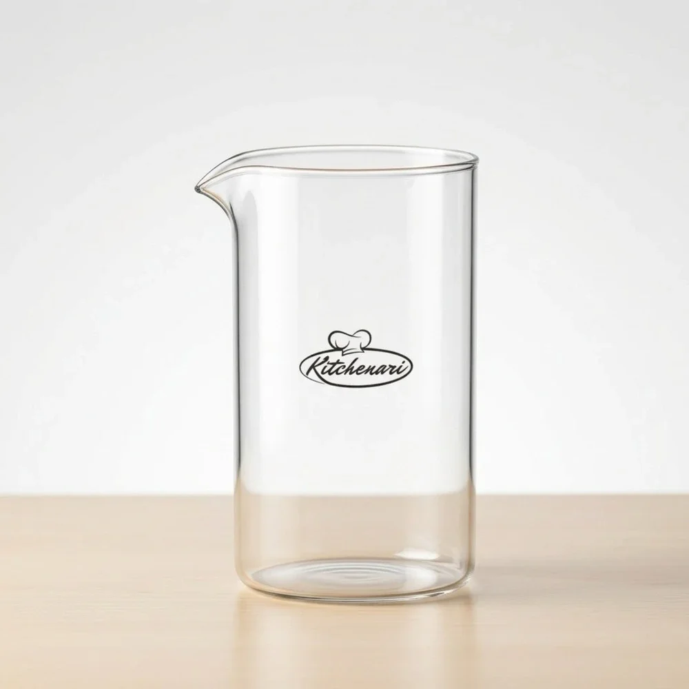 Replacement Glass Beaker French Press High Heat Carafe Clear 7in 34oz